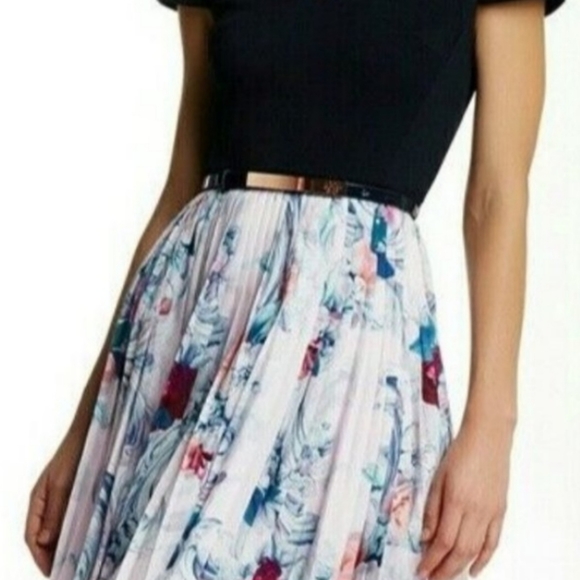 Ted Baker Inspired Dessy Floral Skirt Size 4 - Picture 15 of 16